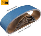 10-Piece 4 x 36 Inch 120 Grit Zirconia Sanding Belts, Heavy Duty Long-lasting Sanding Bands for Belt Sander, Rust Paint Removal, Wood Metal Grinding and Finishing