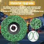 LAIWOO Strip Discs Stripping Wheel for Angle Grinder 4'' x 5/8'', Rust Remover Wheel Abrasive Disc Clean and Remove Paint Coating Rust Welds Oxidation (5 Pack)