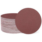 HARFINGTON 50 Pcs 6 Inch Sanding Disc 100 Grit Hook and Loop Sandpaper Random Orbital Sander Pads for Woodworking Automotive Metal Polishing