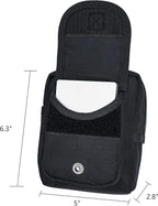 Compact Utility Gadget Pouch Tactical MOLLE Nylon Duty Belt Pouches for Police Law Enforcement Work EDC Small Tool Waist Bag for 6.1" Cellphone Outdoor Camping Hiking Organizer