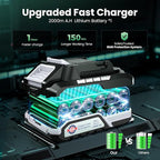 20V Cordless Drill Kit, 620 in-lbs Torque, 3/8" Keyless Chuck, Brushless Power Drill with 2.0Ah Battery and Charger, 2+1 Variable Speed, 20+1 Position Electric Drill Driver with LED, Belt Hook, Bag