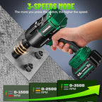 1200N.m(900ft-lbs) Brushless Impact Wrench, High Torque 1/2" Impact Gun with 2 * 21V 4.0AH Battery, Fast Charger, 5 Sockets & Storage Case, Cordless Impact Driver for Home Car Truck Tires