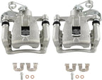 SCITOO 19B6793 19B6792 Rear Left & Right Disc Brake Calipers Assembly w/Bracket For Dodge For Attitude 2012-2014,For Hyundai For Accent 2012-2017