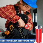 100 Rolls Red Electrical Tape Bulk 3/4 Inch x 66ft, Waterproof Vinyl Electric Tape High Temp Insulation Tape for Electrical Protection Home Outdoor Electric Insulating Wire Wrapping