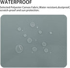 Canvas Repair Patch 9×11 Inch 3Pcs Waterproof Self-Adhesive Fabric Repair Patch for Tents,Boat Cover,Pop Up Canopy,Patio,Bags,Car Seats,Sofas,Furniture Cover(Grey)