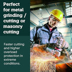 Metabo 6-Inch Angle Grinder | 13.5 Amp | 9,600 RPM | Electronics | Non-locking Paddle Switch | WEP 15-150 Quick