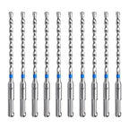 toolant Masonry Drill Bit,SDS Plus Rotary Hammer Drill Bits Set for 1/4" x6inch 10pcs,Carbide Tipped 2-Cutter for Concrete,Masonry and Brick