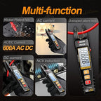 ANENG Clamp Meter Multimeter Tester TRMS 4000 Counts with U-Shaped Jaw with NCV Amp Ohm Volt Measures AC/DC Current, Voltage,Capacitance,Resistance,Continuity,Frequency Backlight Electrican Tools