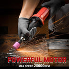 AOBEN Power Die Grinder Tool, 1/4" Electric Corded Die Grinder, 28000 RPM Heavy Duty Low Noise for Metal Grinding, Polishing, Deburring, Welding Repair