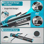 Seeutek 24 Inch Manual Tile Cutter With Tungsten Carbide Scoring Wheel for Porcelain Ceramic Floor Tile Spared Cutting Wheel