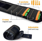 vidsel Magnetic Tool Holder Belt & Wrist-Band (15 N38 Magnets), Adjustable Work Gadget for Electricians/DIY/HVAC, Screws, Nails, Drill Bits Organizer, Birthday Gift for Men, Dad, Husband, Camouflage