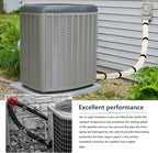 Outdoor 3-Layer HVAC Copper Pipe Insulation Cover,UV-Resistant 600D Oxford Cover for Outside AC Pipe Insulation,Weatherproof AC Line Sleeve Mini Split to Central Air,72" L×10.2" W,Beige