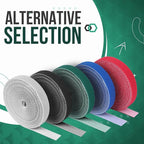 TNP Hook and Loop Tape Strap Cable Ties Fastener (Green) (15 Feet) - Sticky Self Adhesive Nylon Fabric Roll Wrap 0.75" Wide 5 Yards Reusable for Cutting Custom Length Cord Wire Fastening