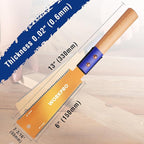 WORKPRO 6 Inch Japanese Pull Saw, Double-Edged Hand Saw for Wood Cutting with 14&17 TPI, SK5 Flexible Blade, Non-Slip Beech Handle for Woodworking