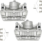 Torchbeam Front Brake Calipers Set for Honda Civic 2013-2021, Honda Accord 2003-2017, Acura ILX 2013-2015, Honda CR-Z 2016, Honda Fit, Front Left and Front Right Calipers Replace # 19B2660+19B2661