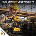 Cordless Metal Shears for Dewalt 20V Max - 14GA Steel Metal Cutter, 360° Pivoting Head, 400Nm Torque Cutting Stainless Sheet, Iron, Carpet, Leather, Cardboard(NO Battery)