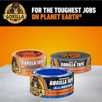 Gorilla All Weather Duct Tape, Black, 1.88" x 25 yd (Pack of 1) - UV and Temperature Resistant Waterproof Tape for Outdoor Repairs