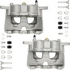 Torchbeam Front Brake Calipers Set for Ford F-150 2012-2020, Front Left and Front Right Calipers Replace # 185404+185405