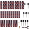 165pcs Rotary Tool Sanding Drums 600 grit,Sanding Drum Sander Bits Bands for Drill Accessories