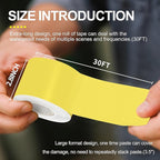 Waterproof Repair Tape for Fabric,RV Awning,Boat Covers,Tents,Tarp,Heavy Duty Outdoor Repair Patch - 2.8IN x 30FT（Yellow）