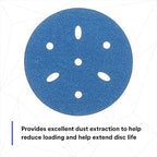 3m 3M-36142 Hookit Blue Abrasive Disc Multi-hole, 3 80 Grade