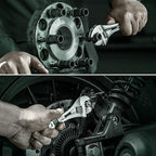 SK 3-Piece Adjustable Wrench Set, 6-Inch, 8-Inch, 10-Inch, Cr-V Steel, SAE & Metric Scales