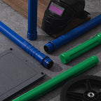 Tandefio 4 Pcs Welding Rod Storage Tube 40 Inch Tig Rod Storage Canisters Welding Electrode Holder Airproof Waterproof Container(Green and Blue)