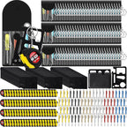 336 Pcs Mini Tape Screwdriver Keychain Set Christmas Men Gifts Bulk Adult Party Favors Multitool Pen Card Tool Measuring Keychains Stocking Christmas Stuffers for Men Dad (Multicolor)