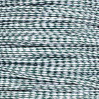 Hollow Braid Polypropylene Rope (1/4 Inch, 500 Feet, Hunter Green and White) - Barrier Rope - Trail Marking, Crowd Control, Golf Courses