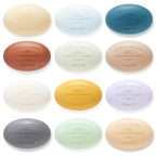 Caswell-Massey Natural Bar Soap for Men & Women, Moisturizing Body Soap Bar for All Skin Types, Made with Essential Oils & Plant-Based Formula for Soft Skin, Multi Scents, 12 Bars x 5.8 oz Gift Set