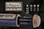 Spec Ops Tools Ratcheting Screwdriver, 12-in-1, Includes 6 Double-Sided S2 Steel Bits, Magnetic, Cr-Mo Steel Shaft, 3% Donated to Veterans Flat Dark Earth/Black