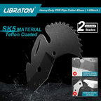Libraton PVC Cutter 1-5/8", PVC Pipe Cutter, Ratcheting PVC Cutter with Replacement Blade, Plastic Pipe Cutter, ABS Cutter for PVC, PEX PPR Plastic Pipes, Hoses and Plumbing Pipes