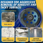 7" PCD Grinding Wheel for Epoxy, Glue, Mastic and Paint, 6 PCD Segments, 7/8"-5/8" Non-Threaded Arbor
