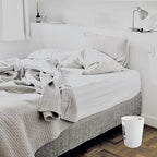 4 Pack Small Trash Can for Bathroom - 3 Gallon/12-Liter Wastebasket, Round Plastic Garbage Container Bin for Bedroom Office White.