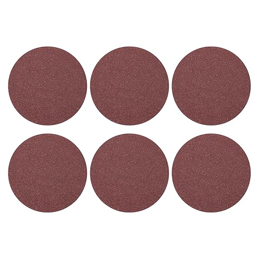 HARFINGTON 20 Pcs 6 Inch Sanding Disc 40 Grit Hook and Loop Sandpaper Random Orbital Sander Pads for Woodworking Automotive Metal Polishing