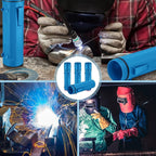 Zonon 2 Pcs Welding Rod Storage Tube 14 Inch Stick Welding Electrode Storage Tube Airproof Welding Rod Holder Waterproof Welding Rod Container for Welding Rod Canister(Blue)