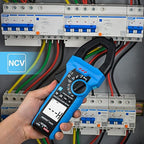 MESTEK Digital Clamp Meter Multimeter with Inrush Current, 1000A TRMS Amp Voltage Tester with VFD & LOZ Mode; Measures AC/DC Current Voltage Temperature Resistance Capacitance Frequency Continuity NCV