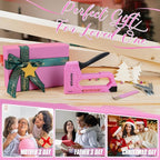 Light Duty Staple Gun for Wood, Pink Upholstery Staple Gun Kit with 2000pcs JT21 Staples 1/4, 5/16, 3/8 inch and Staple Remover, Stapler Gun for Crafts, DIY, Classroom, Decoration