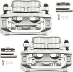 Torchbeam Front Brake Calipers Set for Dodge 2002-2003 Ram 1500, Dodge 2004-2005 Ram 1500 5.7L, Dodge 2004-2005 Ram 1500 4.7L, Front Left and Front Right Calipers Replace # 18B4832+18B4833