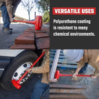 NEIKO 02882B 12 Lb Dead Blow Hammer, 36-1/2” Long, Red, Unibody Molded, Ergonomic Textured Handle, Spark and Rebound Resistant, One Piece Steel Core, 3 Inch Head