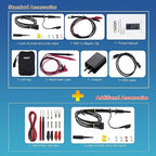 HDS242 Oscilloscope, 40MHz Bandwidth 2CH Handheld Oscilloscope Multiumeter 2 in 1 Digital Oscillograph for Electronic Measurement, Circuit Design or Test