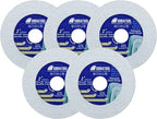 SHDIATOOL Glass Diamond Cutting Disc 2-Inch Saw Blade, Ultra-Thin Cut Off Wheel for Tile Ceramic Porcelain Marble 50mm (5 of Pack)