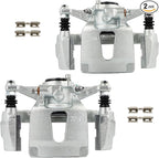 cciyu Rear Left & Right Brake Calipers Assembly w/Bracket 18B5501 18B5500 2015 2016 2017 For Ford For F-150