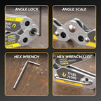 TOOLIOM Adjustable Angle 20°-200° Welding Magnets,Magnetic Pull Force 77 LBs Welding Holder Welding Accessories