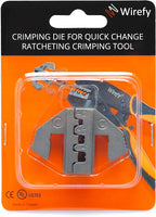Wirefy Crimping Die for Open Barrel Terminals - 20-10 AWG