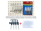 FTG USA Countersink Drill Bit Set 4 Pc #6 (9/64") Wood Bit, Tapered Bit, Stop Collar, Hex Wrench for Woodworking