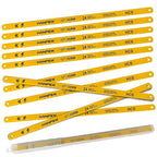 Hacksaw Replacement Blades (10 Pack) High Speed 24 TPI - 12" Length Hack Saw Blade - High Carbon Steel (HCS) Cutting Blades