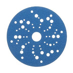 3M Hookit Blue Abrasive Discs 36157, Multi-Hole, 5 in, 80+ Grade, Pack of 50, Virtually Dust-Free, for Auto Sanding, Body Repair, Featheredging, Primer Sanding, Paint Preparation, E-Coat Sanding