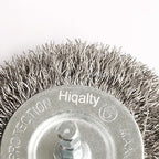 10pcs 3 Inch Stainless Steel Wire Wheel Brushes Kit for Drill with 1/4-Inch Hex Shank,Wire Wheels for Power-Operated Grinders (10)