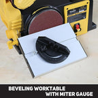 4.5-Amp Belt & Disc Sander Combo, 4x36 in. Belt & 6 in. Disc Sander with 3/4HP Motor, Upgraded Model